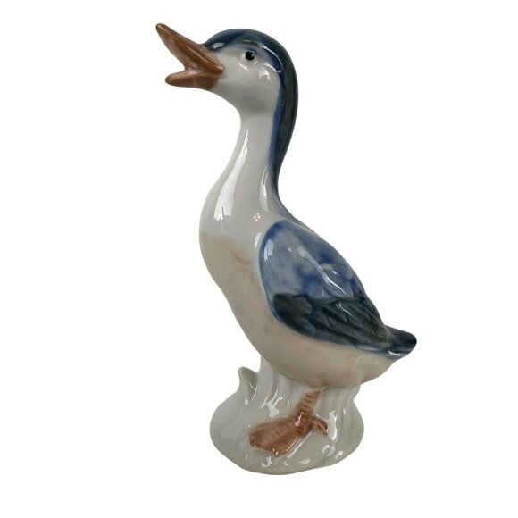 Vintage Otagiri Ceramic Duck Figurine 5" Tall - Picture 1 of 5